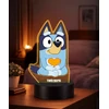 Plexido Lampka Nocna LED 3D Bluey Bajka Dla Dziecka Personalizowana