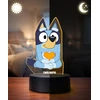 Plexido Lampka Nocna LED 3D Bluey Bajka Dla Dziecka Personalizowana