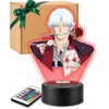 Plexido Lampka Nocna LED 3D Dante Devil May Cry Personalizowana Anime Prezent
