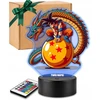 Plexido Lampka Nocna LED 3D Dragon Ball Z Goku Shenron Prezent Imieniem Anime Manga