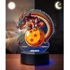 Plexido Lampka Nocna LED 3D Dragon Ball Z Goku Shenron Prezent Imieniem Anime Manga