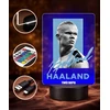 Plexido Lampka Nocna LED 3D Erling Haaland Prezent su Imieniem dla Fana Piłki Nożnej