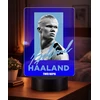 Plexido Lampka Nocna LED 3D Erling Haaland Prezent su Imieniem dla Fana Piłki Nożnej