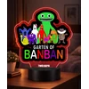 Plexido Lampka Nocna LED 3D Garten of Banban Postacie Imieniem Prezent dla Dziecka