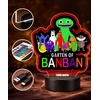 Plexido Lampka Nocna LED 3D Garten of Banban Postacie Imieniem Prezent dla Dziecka