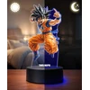 Plexido Lampka Nocna LED 3D Goku Dragon Ball Anime Personalizowany Prezent dla Fana