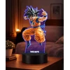 Plexido Lampka Nocna LED 3D Goku Dragon Ball Anime Personalizowany Prezent dla Fana