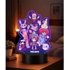Plexido Lampka Nocna LED 3D The Amazing Digital Circus Postacie Prezent dla Dziecka