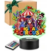 Plexido Lampka Nocna LED 3D The Amazing Digital Circus su Imieniem Prezent