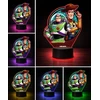 Plexido Lampka Nocna LED 3D Toy Story Buzz i Chudy su Imieniem Personalizowana