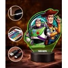 Plexido Lampka Nocna LED 3D Toy Story Buzz i Chudy su Imieniem Personalizowana