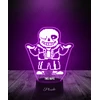 Plexido Lampka Nocna LED 3D Undertale W.D Gaster Sans Prezent Twój Napis Grawer