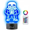Plexido Lampka Nocna LED 3D Undertale W.D Gaster Sans Prezent Twój Napis Grawer