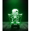 Plexido Lampka Nocna LED 3D Undertale W.D Gaster Sans Prezent Twój Napis Grawer