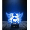 Plexido Lampka Nocna LED 3D Vienaragis Pegaz Grawer Pilot