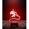 Plexido Lampka Nocna Obcy Rumulus Alien Film Grawer Imię na Prezent 3D LED