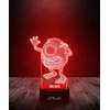Plexido Lampka Nocna Potwory i Spółka Mike Wazowski Na Prezent Twoje Imię LED 3D