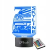 Plexido Lampka Nocna Samochód Nissan Skyline Prezent Grawer Twoje Imię LED 3D