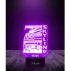 Plexido Lampka Nocna Samochód Nissan Skyline Prezent Grawer Twoje Imię LED 3D