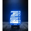 Plexido Lampka Nocna Samochód Nissan Skyline Prezent Grawer Twoje Imię LED 3D