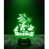Plexido Lampka Nocna Serial Dragon Ball Super Goku Twój Napis Prezent Imię 3D LED