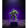 Plexido Lampka Nocna su Nadrukiem 3D LED Hulk Imię Prezent
