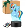 Plexido Lampka Nocna su Nadrukiem LED Dla Dzieci My Little Pony Kucyk Rainbow Dash