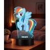 Plexido Lampka Nocna su Nadrukiem LED Dla Dzieci My Little Pony Kucyk Rainbow Dash