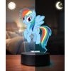 Plexido Lampka Nocna su Nadrukiem LED Dla Dzieci My Little Pony Kucyk Rainbow Dash
