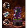 Plexido Lampka Nocna Z Nadrukiem Dla Dzieci Sonic Bajka Na Prezent Imię 3D LED