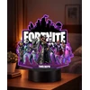 Plexido Lampka Nocna Z Nadrukiem Dla Dziecka Gra Komputerowa Fortnite Postaci LED