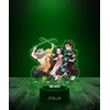 Plexido Lampka Nocna Z Nadrukiem Dla Dziecka Demon Slayer Postacie Anime LED 3D