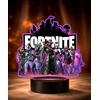 Plexido Lampka Nocna Z Nadrukiem Dla Dziecka Gra Komputerowa Fortnite Postaci LED