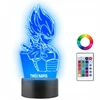 Plexido Led 3d Naktinė Lempa "dragon Ball Vegeta" su vardu