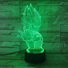 Plexido Led 3d Naktinė Lempa "dragon Ball Vegeta" su vardu
