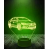 Plexido Led 3d naktinė lemputė "volkswagen Passat" su vardu