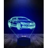 Plexido Led 3d naktinė lemputė "volkswagen Passat" su vardu