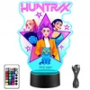 Plexido LED NAKTINIS LEMPAS Huntrix K-pop Huntresses Rumi Mira Zoey dovana vaikui