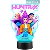 Plexido LED NAKTINIS LEMPAS Huntrix K-pop Huntresses Rumi Mira Zoey dovana vaikui