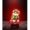 Plexido Vaikiška naktinė lempa su spaudiniu Paw Patrol griuvėsių dovanų 3D LED graviravimu