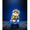 Plexido Vaikiška naktinė lempa su spaudiniu Paw Patrol griuvėsių dovanų 3D LED graviravimu