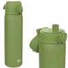 PLIENINIS BUTELAS 0,6 L - PZH SERTIFIKATAS - LENGVAS ŠVIESUS SANDAUS KARINIS ŽALIAS - ION8 600 ml