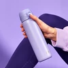 PLIENINIS MOKYKLINIS BUTELAS VAIKŲ BUTELĖLIS PURPURINIS, LENGVAS, ŠVIESUS TEAKABLE ION8 0,6L 600ml
