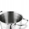 Plieninis PUODAS INDUKCINIS nerūdijantis DIDELIS dujos Starke Pro Speziale 1.6L 16cm