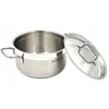 PLIENINIS PUODAS KORKMAZ ALFA INDUCTION GASTRO DANGIS 6.8L 26x13 PLIENAS 18/10