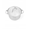 PLIENINIS PUODAS SU DANGIU 3L 20cm HOFFNER MASTERPAN ELEGANCE GAS INDUCTION N