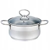 Plieninis puodas su dangteliu indukcinėms dujoms 30cm 10.0L MAESTRO MR-3508-30