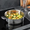 Plieninis seklus puodas su dangčiu TEFAL Emotion+ E3067045 24cm 3,5l indukcinis