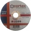 Plieno pjovimo diskas CORTEX, 125 x 1,2 x 22 mm