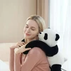 Pliušinė panda, 65 cm, 1kg, skirta ADHD, autizmui ir stresui